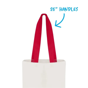 Photo of Good Value™ Cotton Colored Accent Flat Tote