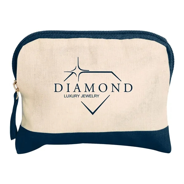 Navy color option for Good Value™ Cotton Colored Accent Accessory Bag