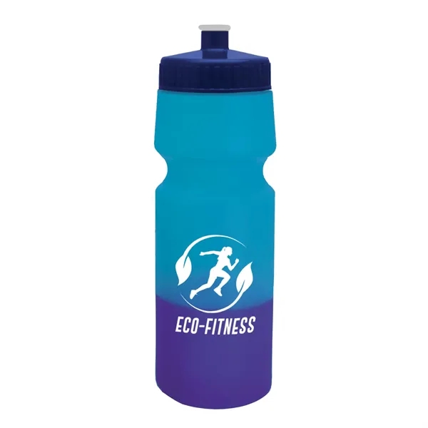 Blue/Violet color option for Garyline® Color Changing Bike Bottle   24 Oz.