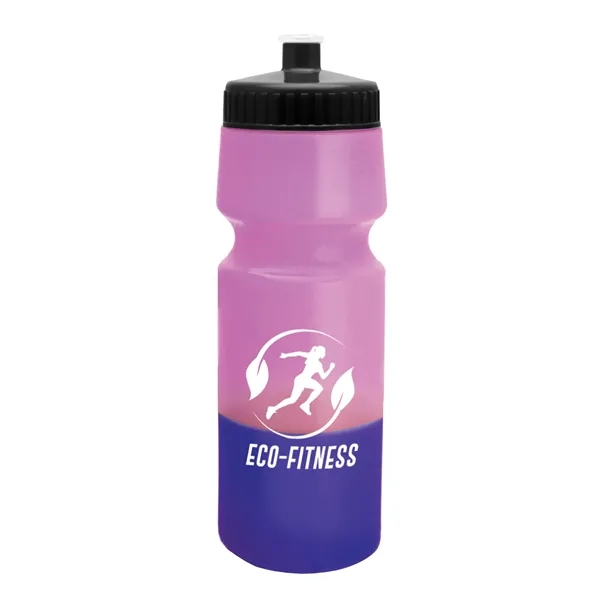 Pink/Violet color option for Garyline® Color Changing Bike Bottle   24 Oz.