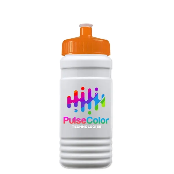 White color option for Garyline® Rpet Bottle With Push Pull Lid   20 Oz.