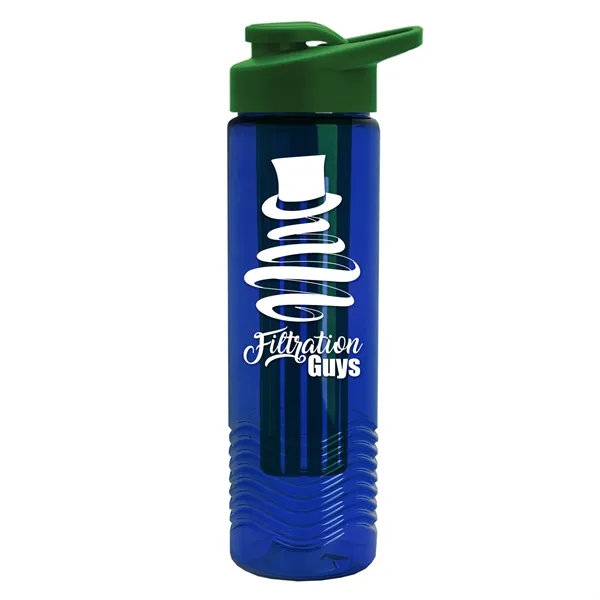Translucent Blue color option for Garyline® Wave Tritan® Bottle With Drink Thru Lid And Inf...