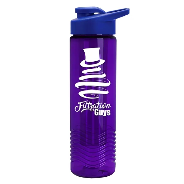Translucent Violet color option for Garyline® Wave Tritan® Bottle With Drink Thru Lid And Inf...