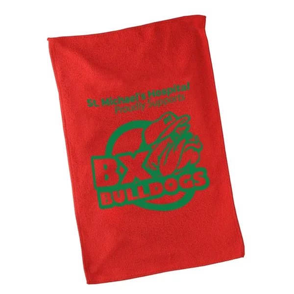 Red color option for Garyline® Microfiber Rally Towel