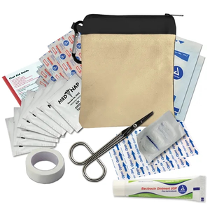 Photo of Garyline® Canvas Zipper Pouch First Aid Kit   44 Piece