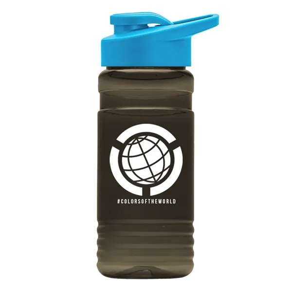 Smoke color option for Garyline® Rpet Bottle With Drink Thru Lid   20 Oz.
