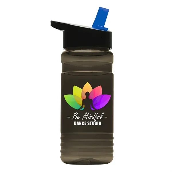 Smoke color option for Garyline® Rpet Bottle With Flip Straw Lid   20 Oz.