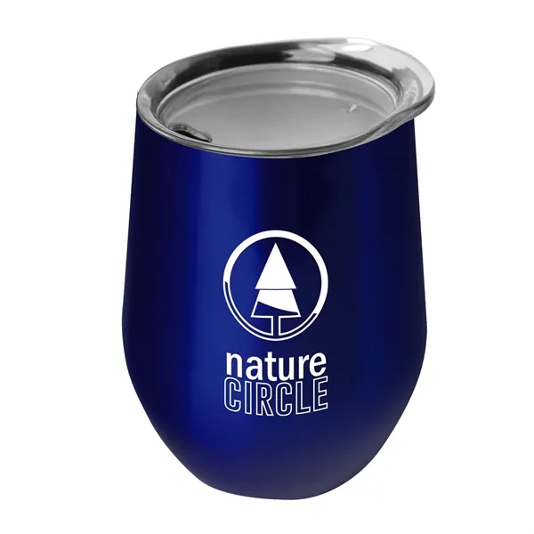 Blue color option for Garyline® Vino Stainless Steel Wine Tumbler   10 Oz.