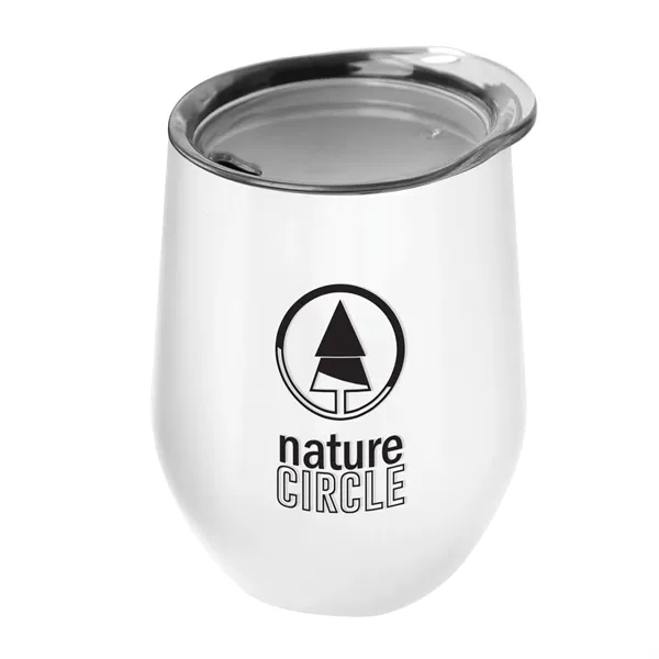 White color option for Garyline® Vino Stainless Steel Wine Tumbler   10 Oz.