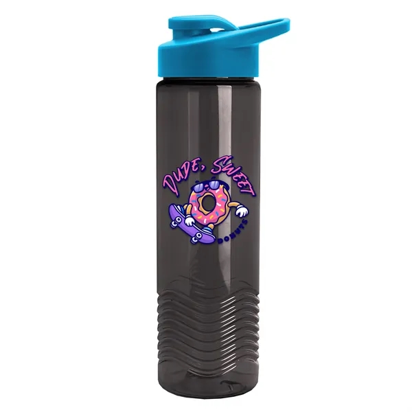 Smoke color option for Garyline® Wave Tritan® Bottle With Drink Thru Lid   24 Oz.