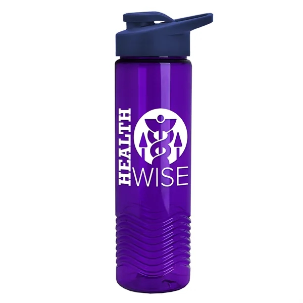 Translucent Violet color option for Garyline® Wave Tritan® Bottle With Drink Thru Lid   24 Oz.