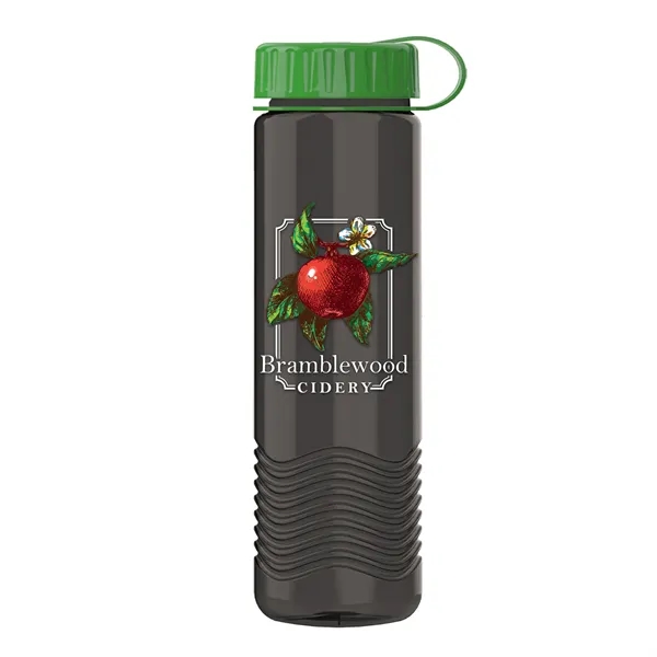 Smoke color option for Garyline® Wave Tritan® Bottle With Tethered Lid   24 Oz.