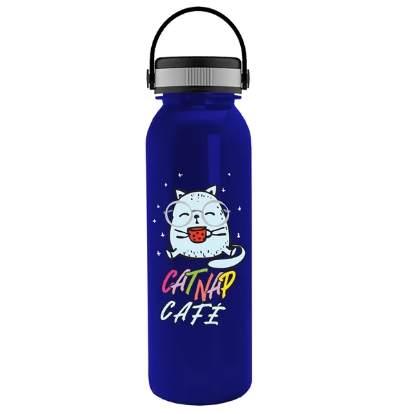 Metallic Blue color option for Garyline® Terrain Metallike Bottle With Grip Lid   24 Oz.