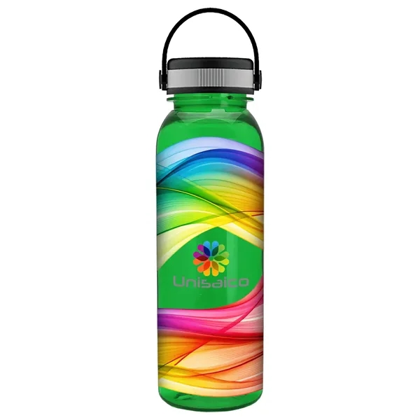 Translucent Green color option for Garyline® Outdoorsman Tritan® Bottle With Grip Lid   24 Oz.
