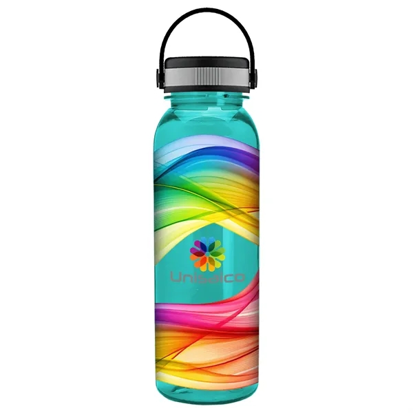 Translucent Teal color option for Garyline® Outdoorsman Tritan® Bottle With Grip Lid   24 Oz.