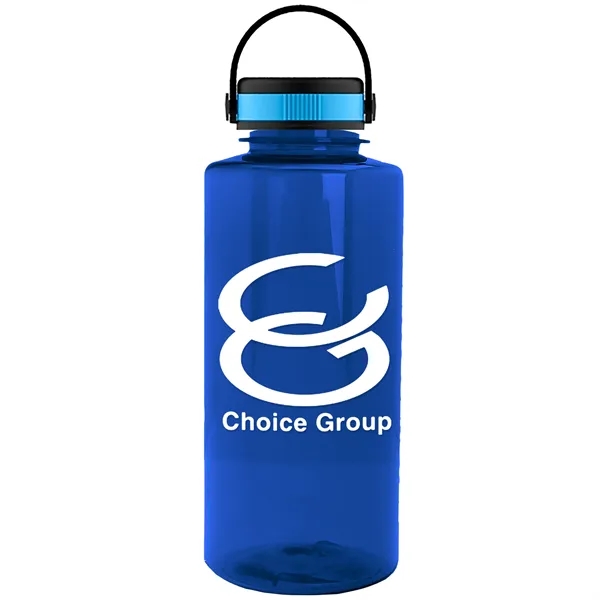 Translucent Blue color option for Garyline® Mountaineer Tritan® Bottle With Grip Lid   36 Oz.