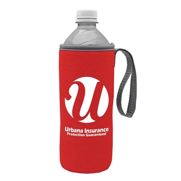 Red color option for Garyline® Insulated Water Bottle Caddy With Carry Strap