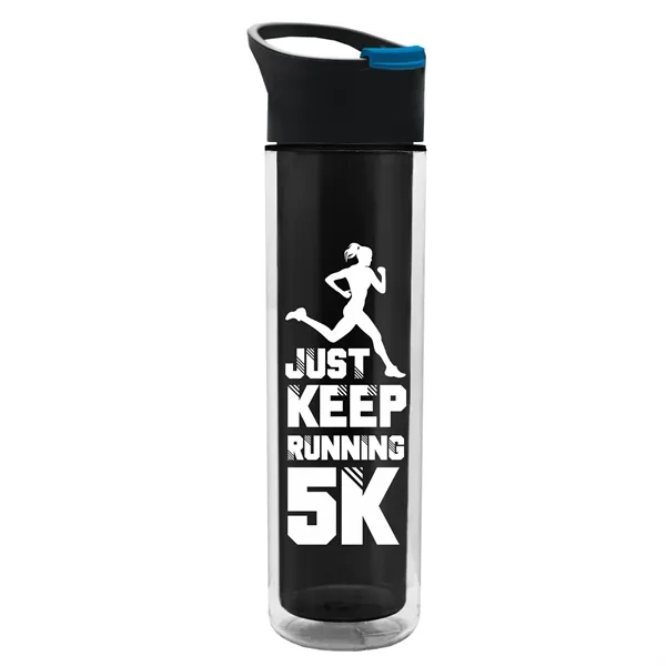 Smoke color option for Garyline® Chiller Double Wall Insulated Bottle With Pop U...