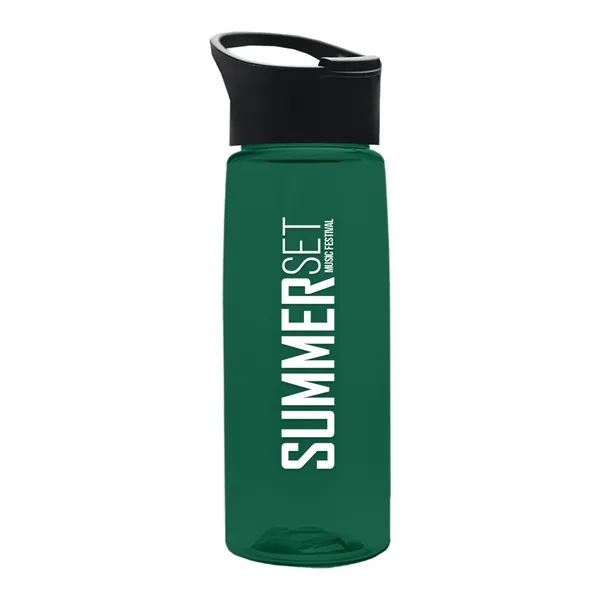 Translucent Dark Green color option for Garyline® Flair Tritan® Bottle With Pop Up Lid   26 Oz.