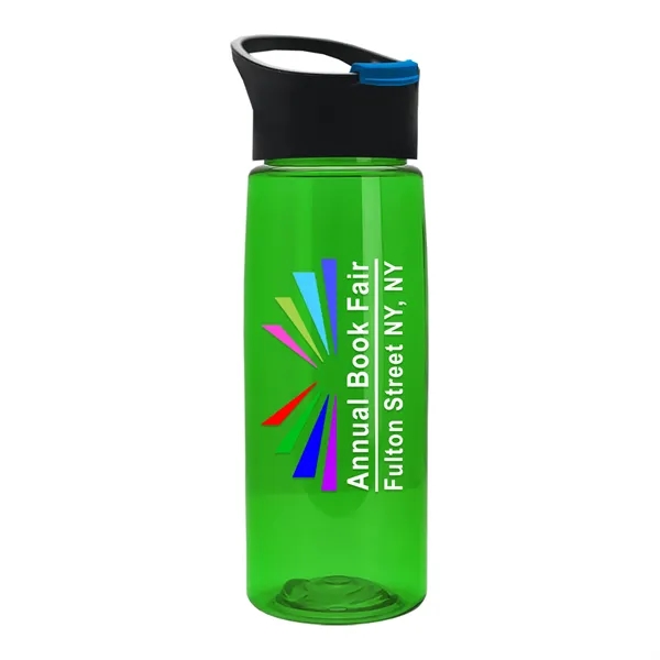 Translucent Green color option for Garyline® Flair Tritan® Bottle With Pop Up Lid   26 Oz.