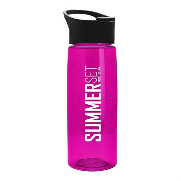 Translucent Hot Pink color option for Garyline® Flair Tritan® Bottle With Pop Up Lid   26 Oz.