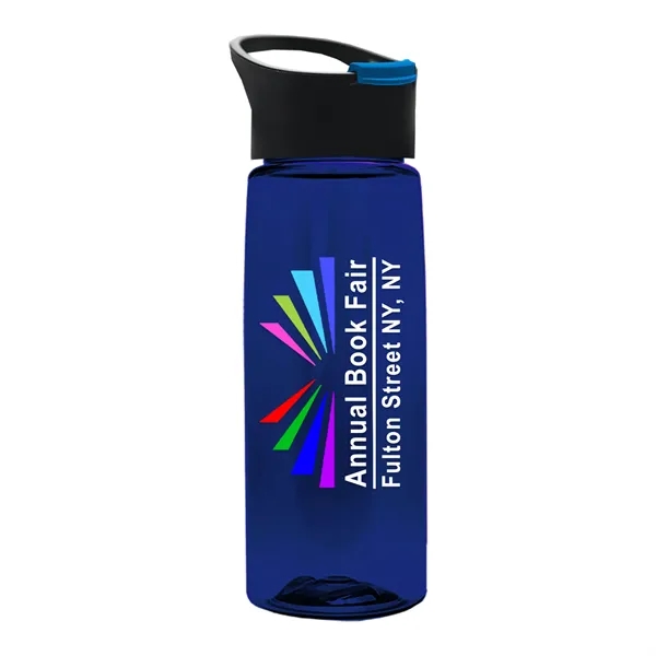 Translucent Navy Blue color option for Garyline® Flair Tritan® Bottle With Pop Up Lid   26 Oz.