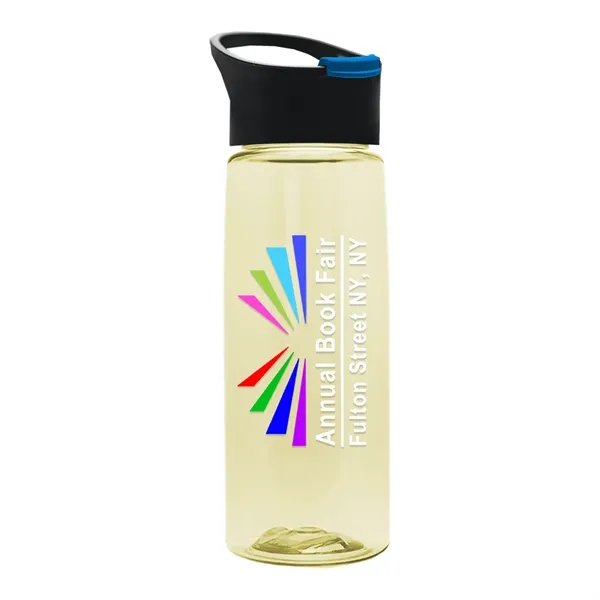 Translucent Pastel Yellow color option for Garyline® Flair Tritan® Bottle With Pop Up Lid   26 Oz.