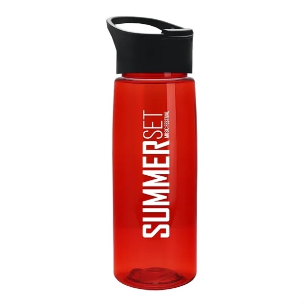 Translucent Red color option for Garyline® Flair Tritan® Bottle With Pop Up Lid   26 Oz.