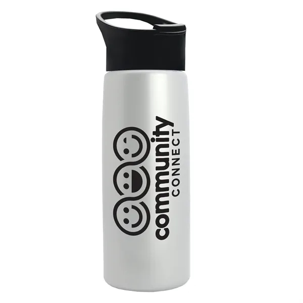 White color option for Garyline® Flair Tritan® Metallike Bottle With Pop Up Lid ...