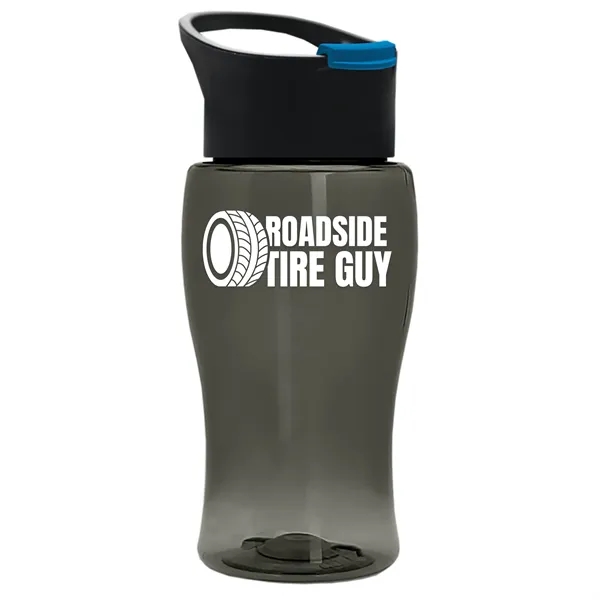 Smoke color option for Garyline® Poly+ Jr. Bottle With Pop Up Lid   18 Oz.