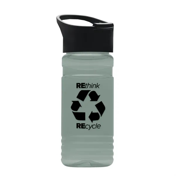 Glacier Blue color option for Garyline® Rpet Bottle With Pop Up Lid   20 Oz.