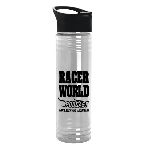 Clear color option for Garyline® Slim Fit Bottle With Pop Up Lid   24 Oz.