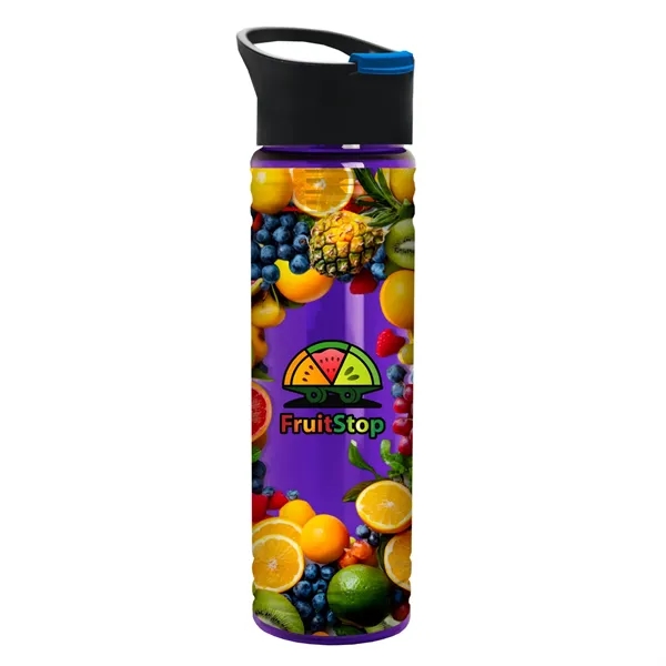 Translucent Violet color option for Garyline® Slim Fit Bottle With Pop Up Lid   24 Oz.