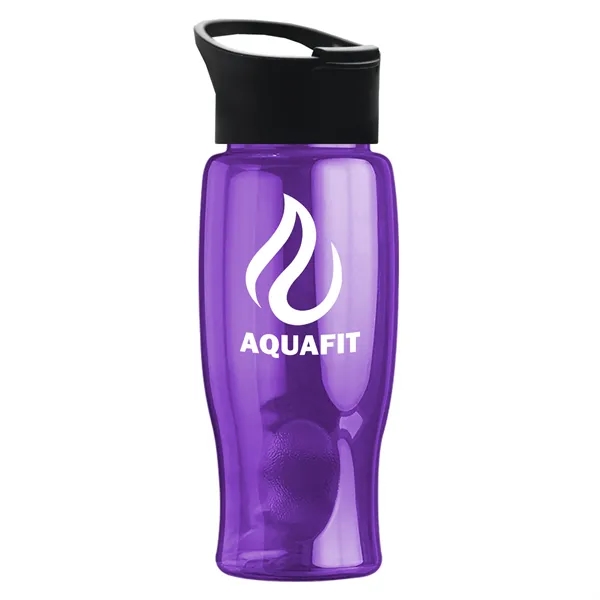Translucent Violet color option for Garyline® Poly+ Bottle With Pop Up Lid   27 Oz.