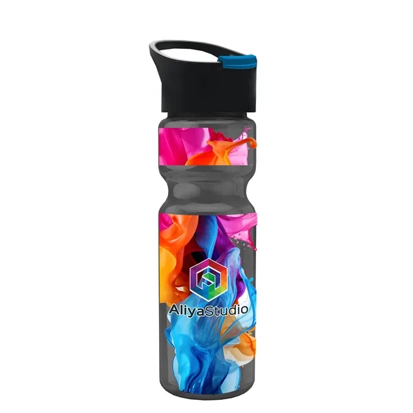 Smoke color option for Garyline® Champ Bottle With Pop Up Lid   28 Oz.