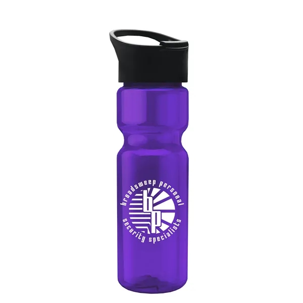 Translucent Violet color option for Garyline® Champ Bottle With Pop Up Lid   28 Oz.
