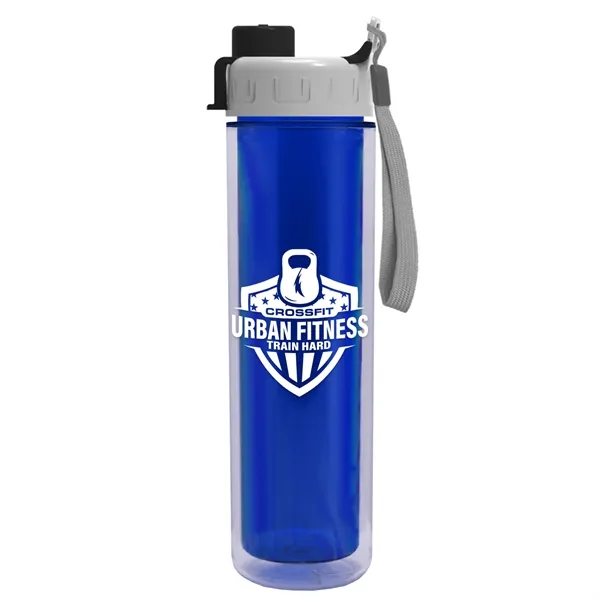 Translucent Blue color option for Garyline® Chiller Double Wall Insulated Bottle With Quick...
