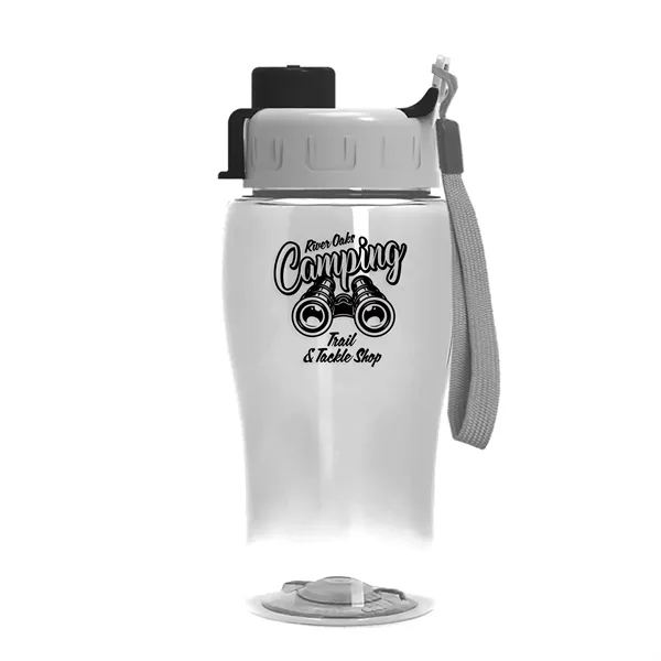Clear color option for Garyline® Poly+ Jr. Bottle With Quick Snap Lid   18 Oz.