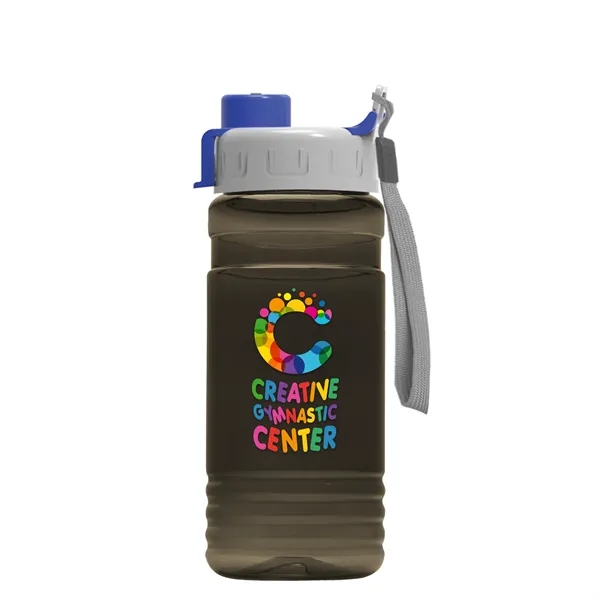 Smoke color option for Garyline® Rpet Bottle With Quick Snap Lid   20 Oz.