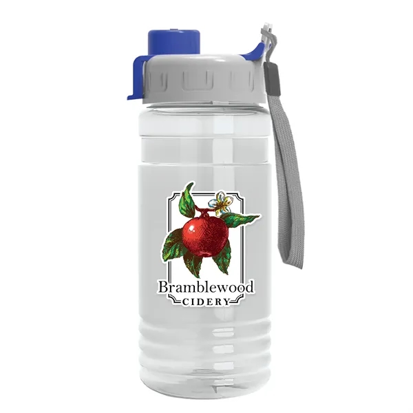 Clear color option for Garyline® Groove Tritan® Bottle With Quick Snap Lid   20 Oz.