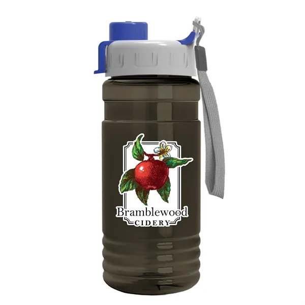 Smoke color option for Garyline® Groove Tritan® Bottle With Quick Snap Lid   20 Oz.