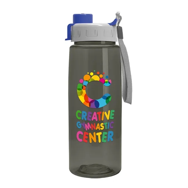 Smoke color option for Garyline® Flair Tritan® Bottle With Quick Snap Lid   26 Oz.