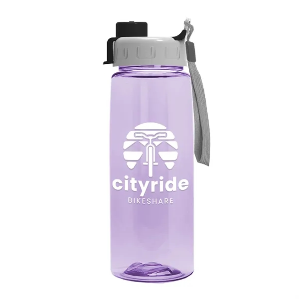 Translucent Lilac color option for Garyline® Flair Tritan® Bottle With Quick Snap Lid   26 Oz.