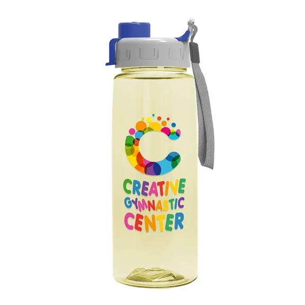 Translucent Pastel Yellow color option for Garyline® Flair Tritan® Bottle With Quick Snap Lid   26 Oz.