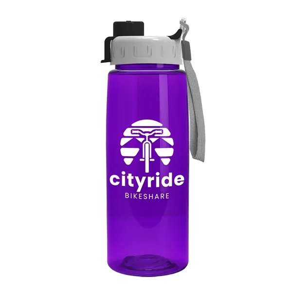 Translucent Violet color option for Garyline® Flair Tritan® Bottle With Quick Snap Lid   26 Oz.