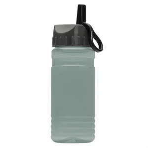 Photo of Garyline® Rpet Bottle With Ring Straw Lid   20 Oz.