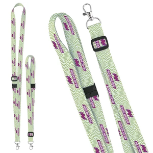 Photo of Universal Source® 3/4" Adjustable Polyester 4 Color Lanyard