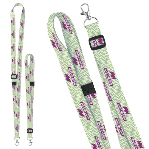 Photo of Universal Source® 3/4" Adjustable Polyester 4 Color Lanyard