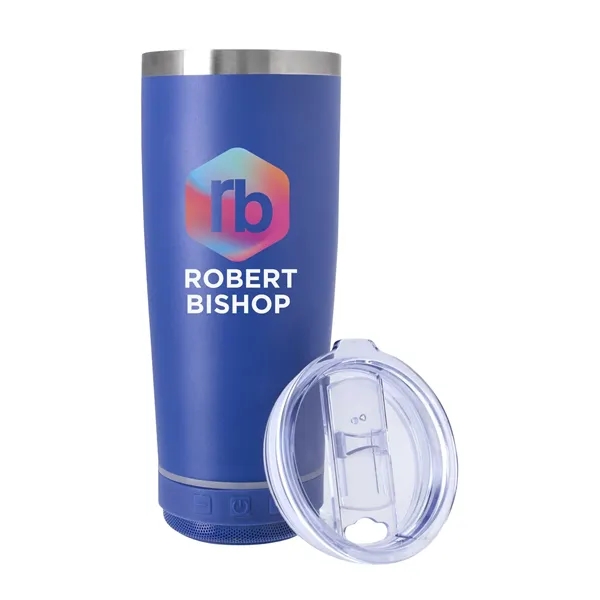 Royal color option for Good Value™ Tumbler With Wireless Speaker   20 Oz.