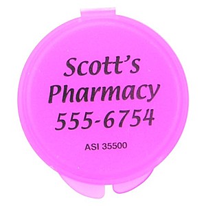 Photo of Round Mini Pill Box	